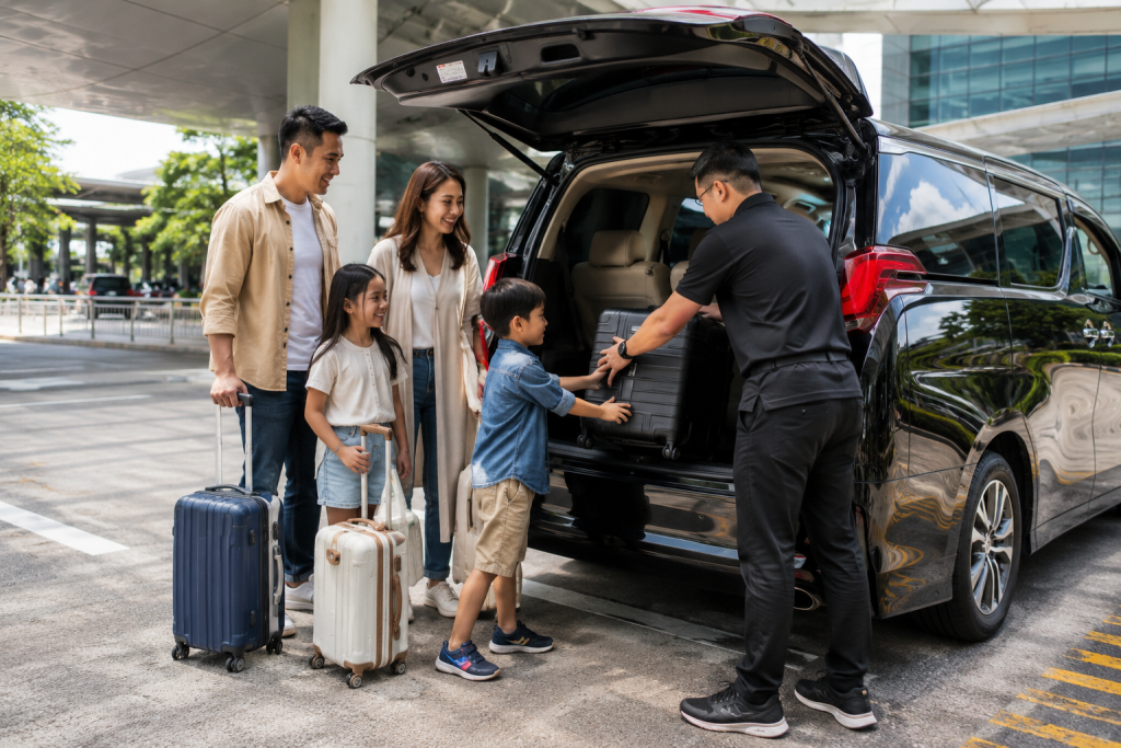 Airport transfer Singapore untuk keluarga Indonesia saat musim hujan