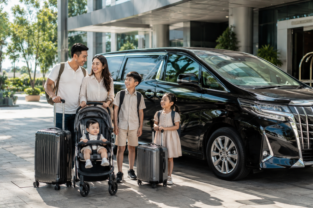 Private charter untuk transportasi liburan