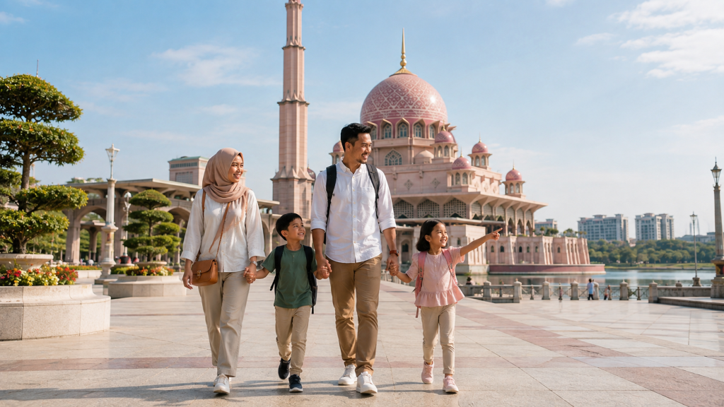 Day trip Putrajaya dari Kuala Lumpur untuk keluarga Indonesia