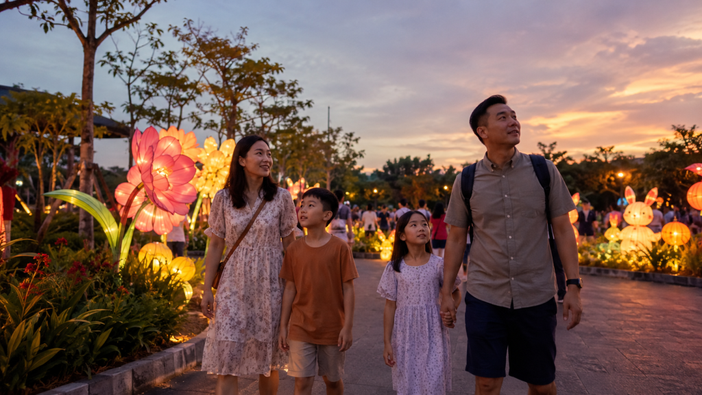 waktu terbaik datang ke Mid-Autumn Festival Singapore bersama keluarga