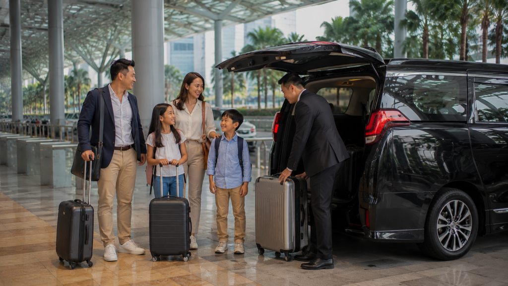 Airport transfer Changi untuk business traveler Indonesia bersama keluarga