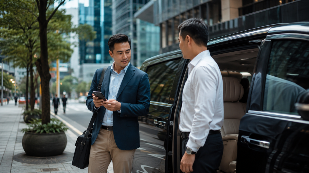 Rental mobil dengan sopir Singapore untuk business traveler Indonesia