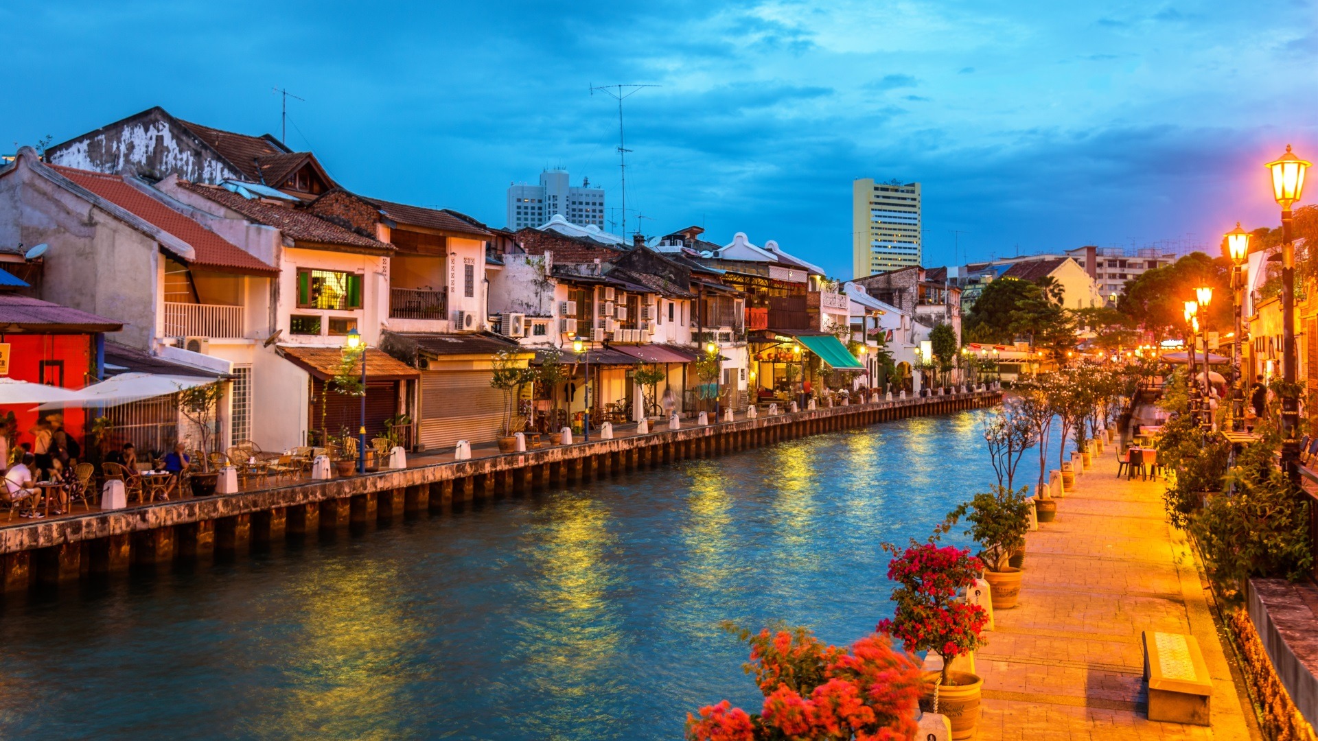 The,Old,Town,Of,Malacca,And,The,Malacca,River.,Unesco