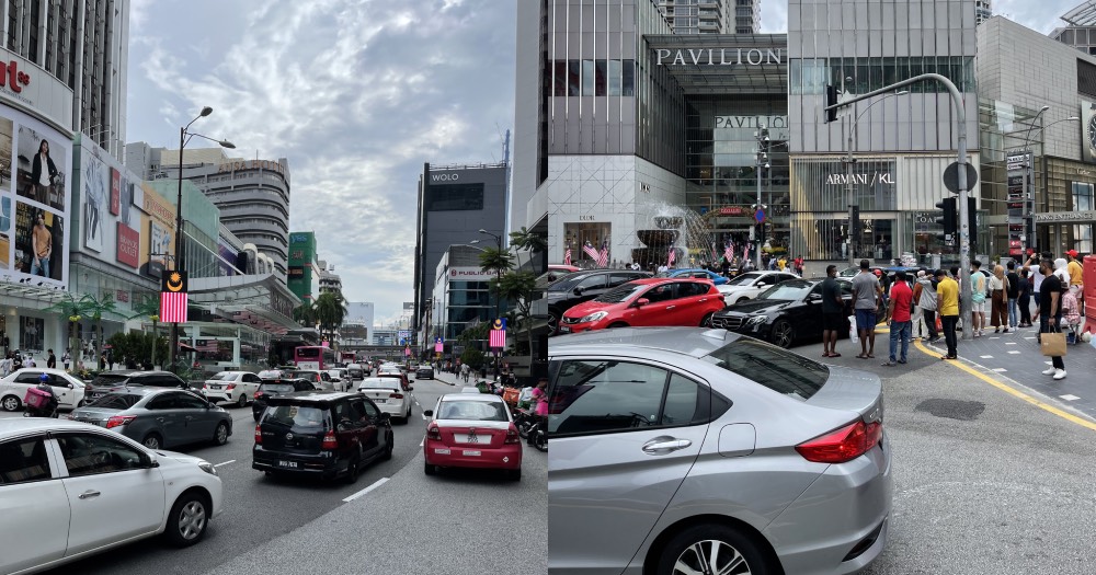 Jalan macet klcc