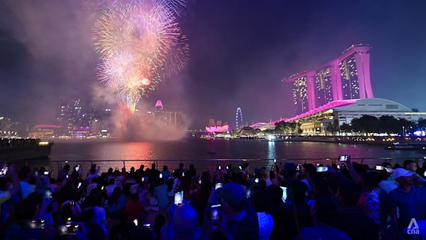 kembang api marina bay sands