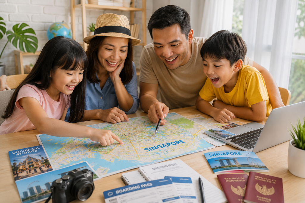 Perencanaan itinerary Singapore untuk keluarga Indonesia