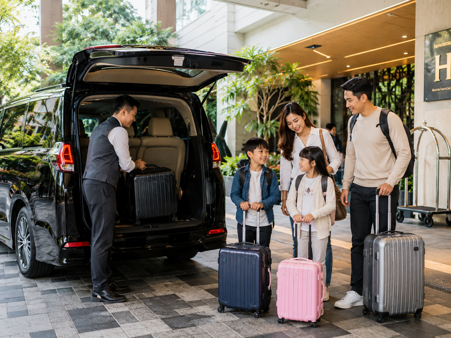 Private airport transfer Singapore untuk keluarga Indonesia di Changi Airport