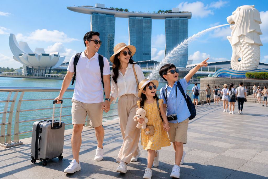 Liburan keluarga Indonesia di Singapore saat musim liburan sekolah