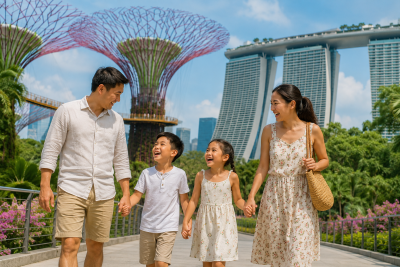 Aktivitas gratis di Singapore untuk anak saat liburan keluarga
