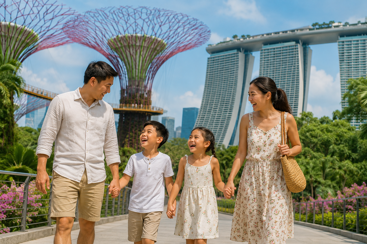 Aktivitas gratis di Singapore untuk anak saat liburan keluarga