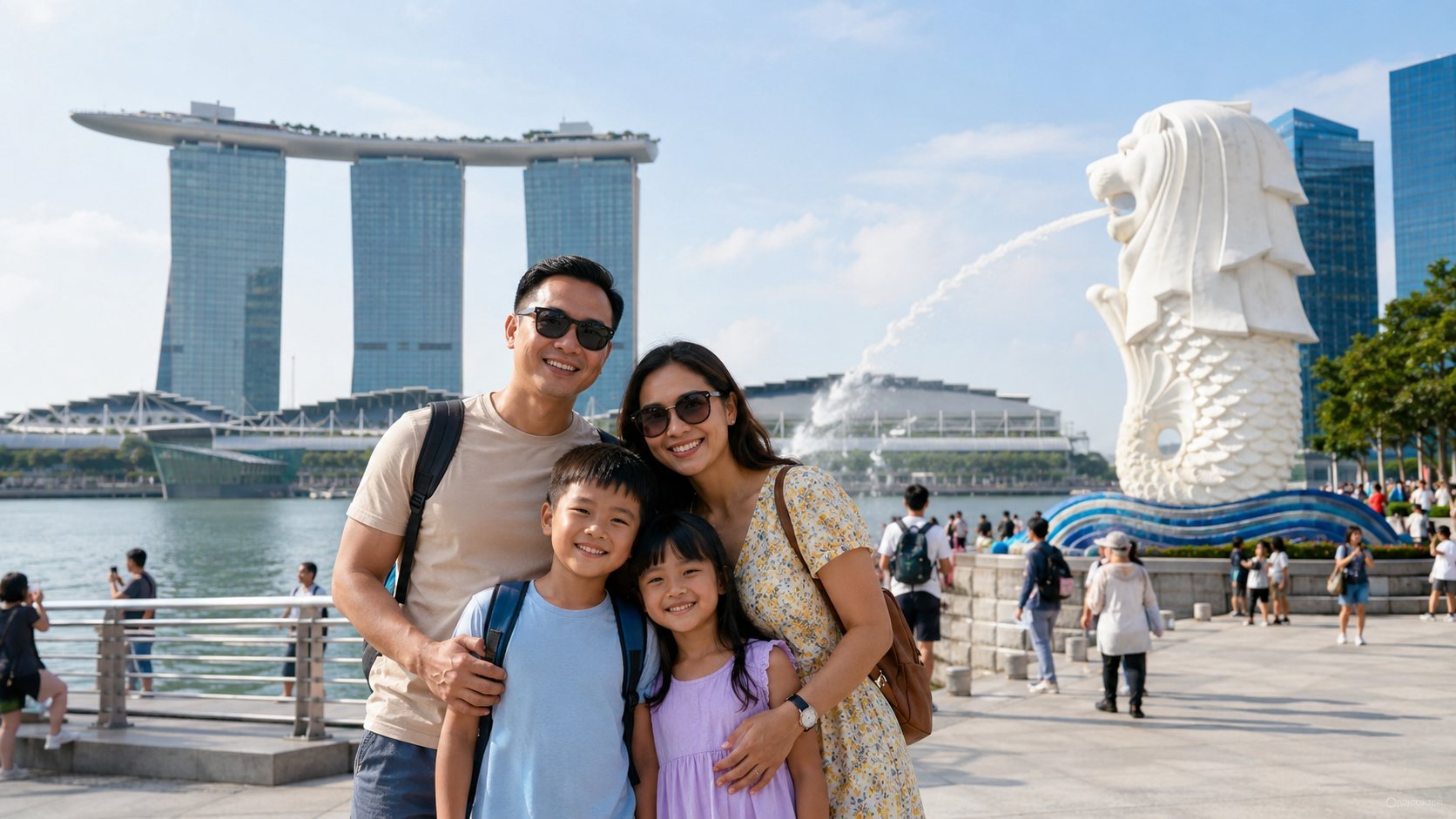 Keluarga Indonesia liburan di Singapore saat school holiday 2026