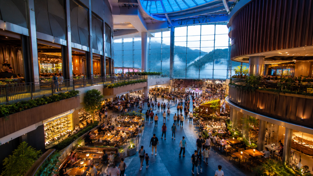 Kawasan kuliner SkyAvenue Genting Highlands Malaysia