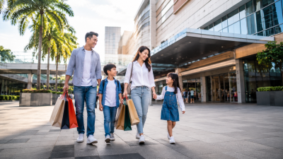 Keluarga Indonesia menikmati wisata belanja dan kuliner di Johor Bahru City Square Malaysia