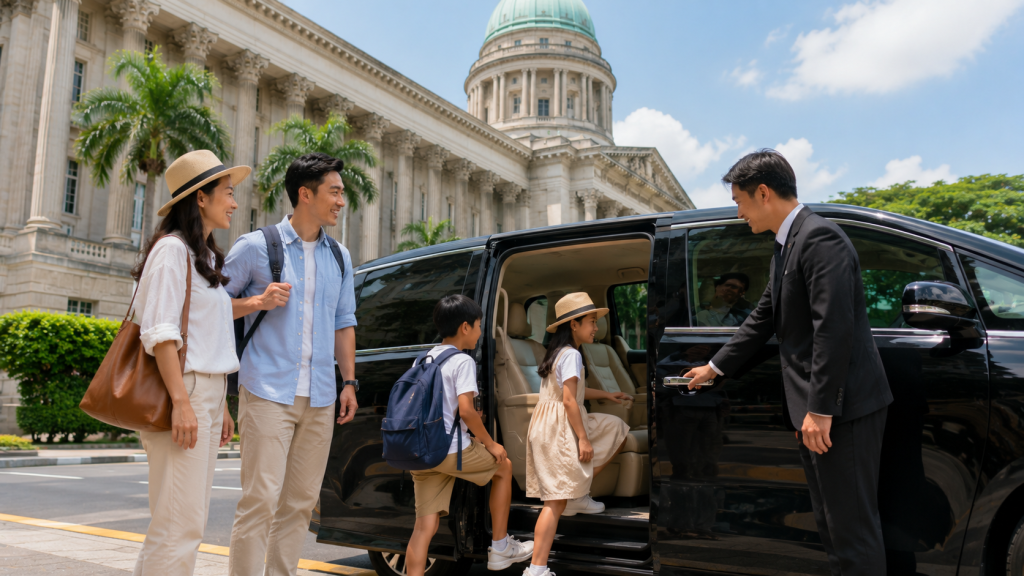 Private charter menjemput keluarga Indonesia di National Gallery Singapore