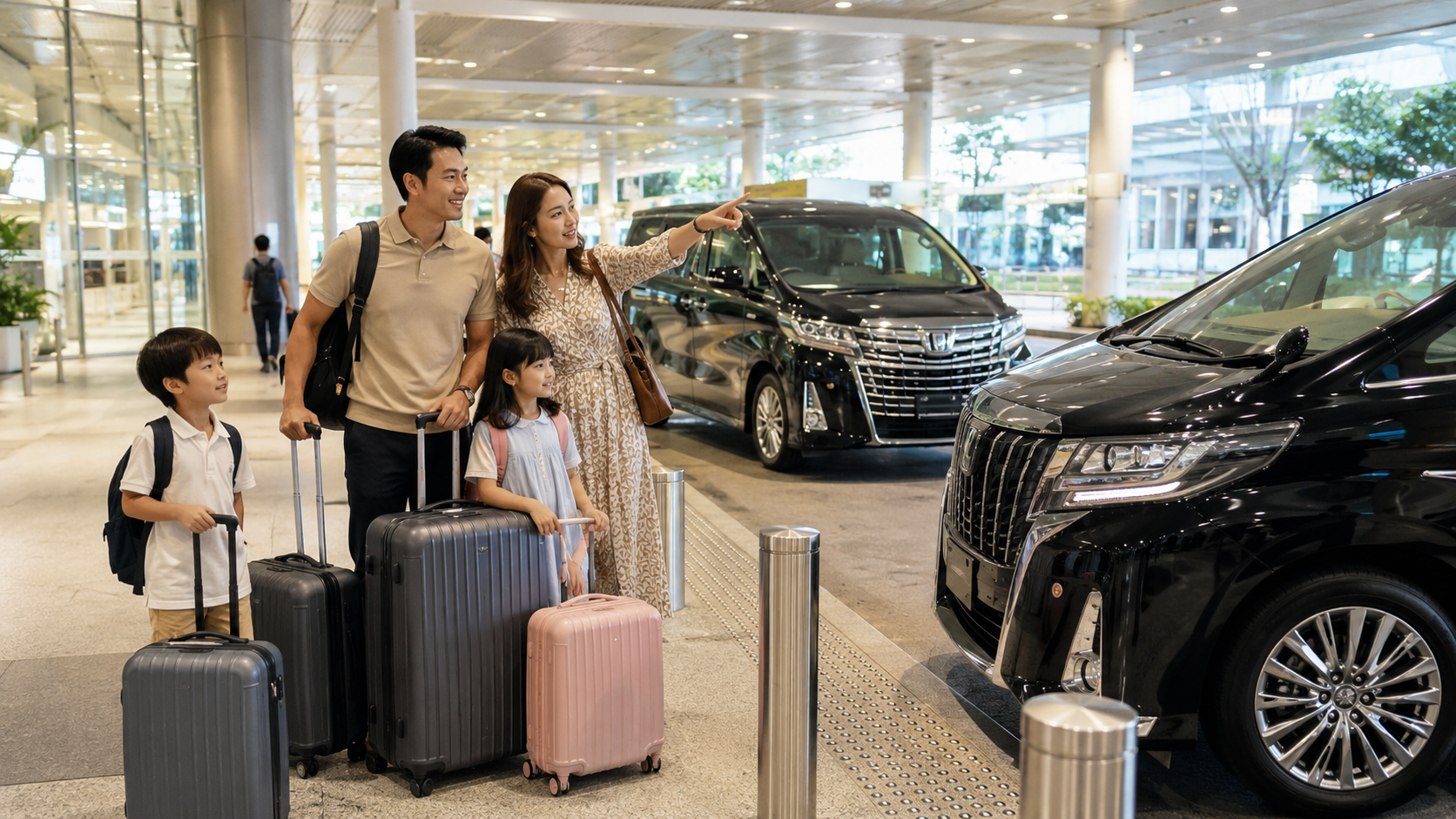 Airport transfer vs rental car untuk keluarga Indonesia di Singapore
