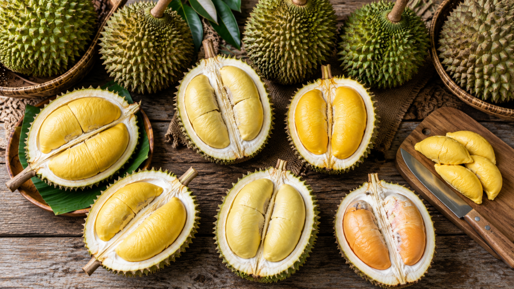 Jenis durian premium Malaysia Musang King Black Thorn D24