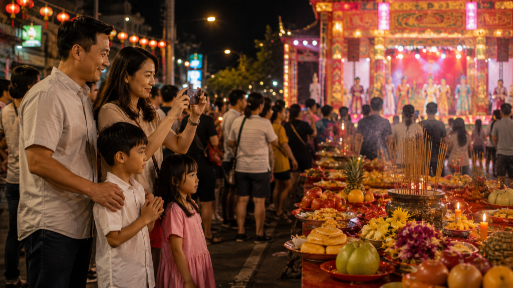 Etika wisatawan saat Hungry Ghost Festival Singapore