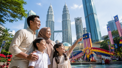 Keluarga Indonesia menikmati festival Malaysia Agustus 2026 di Kuala Lumpur