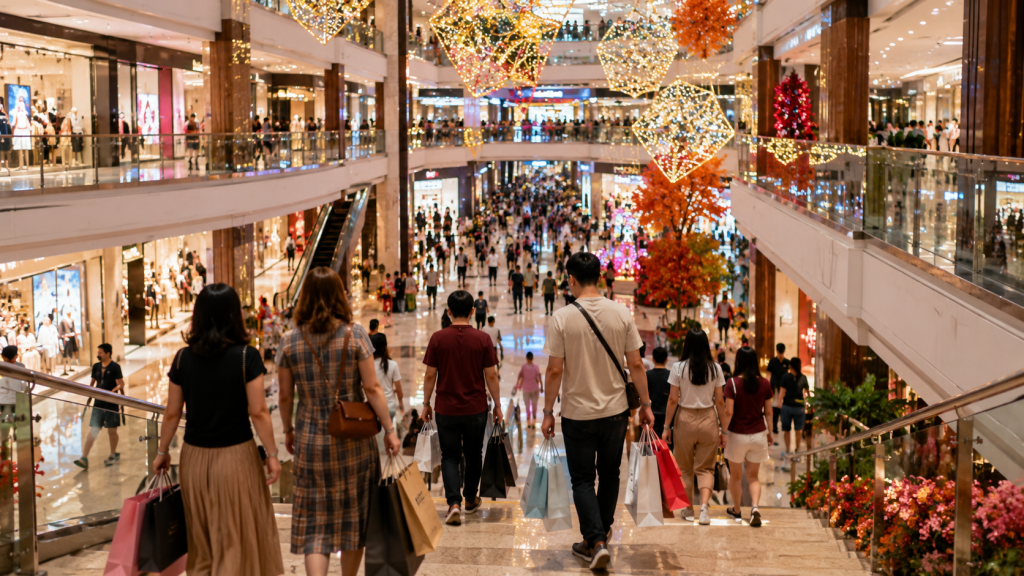 Suasana Malaysia Mega Sale 2026 di pusat perbelanjaan Kuala Lumpur