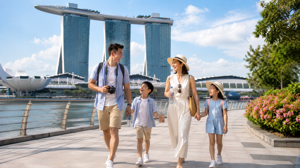 Tips nyaman berkunjung ke Marina Bay Sands bersama keluarga