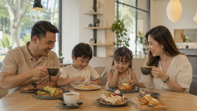 Keluarga Indonesia menikmati cafe hits di Johor Bahru Malaysia saat liburan keluarga