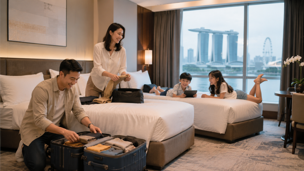 Family room hotel Singapore untuk keluarga Indonesia