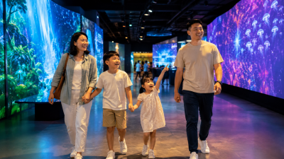 Keluarga Indonesia memasuki Changi Experience Studio di Jewel Changi Airport Singapore