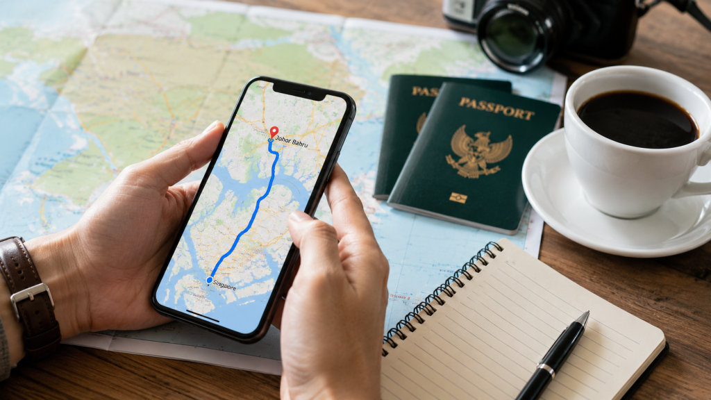 Rute perjalanan Singapore ke Johor Bahru untuk keluarga Indonesia