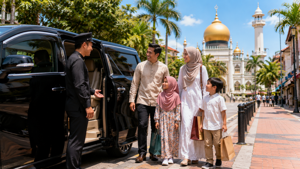 Private charter Singapore untuk wisata religi keluarga Indonesia