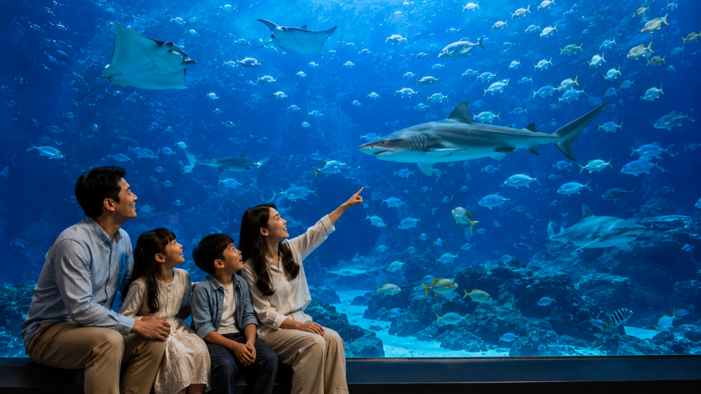 Open Ocean Habitat di S.E.A. Aquarium Singapore