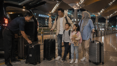 keluarga Indonesia perjalanan dari KLIA ke Genting Highlands