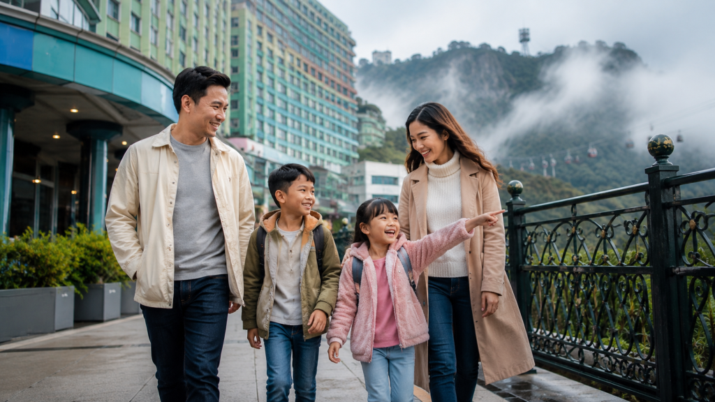 Liburan keluarga Indonesia bersama anak di Genting Highlands