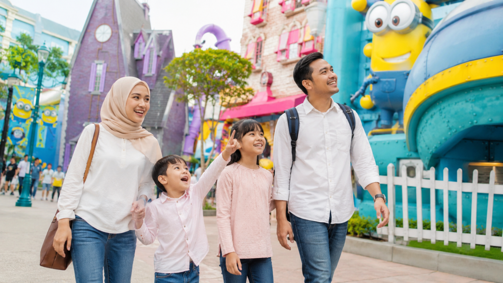 Minion Land Singapore untuk anak usia 4 hingga 10 tahun