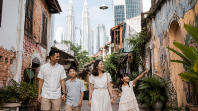 Keluarga Indonesia menjelajahi hidden gem Kuala Lumpur Malaysia
