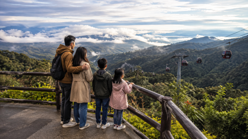 aktivitas keluarga di Genting Highlands selain bermain wahana
