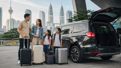 Keluarga Indonesia melakukan perjalanan dari Kuala Lumpur ke Singapore dengan private transfer
