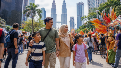 Keluarga Indonesia menikmati event Kuala Lumpur September 2026
