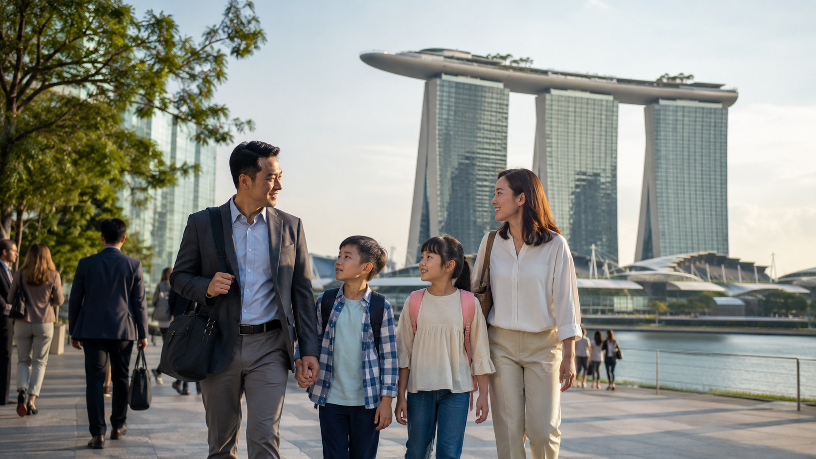 Keluarga Indonesia di Singapore saat Medical Fair Asia 2026