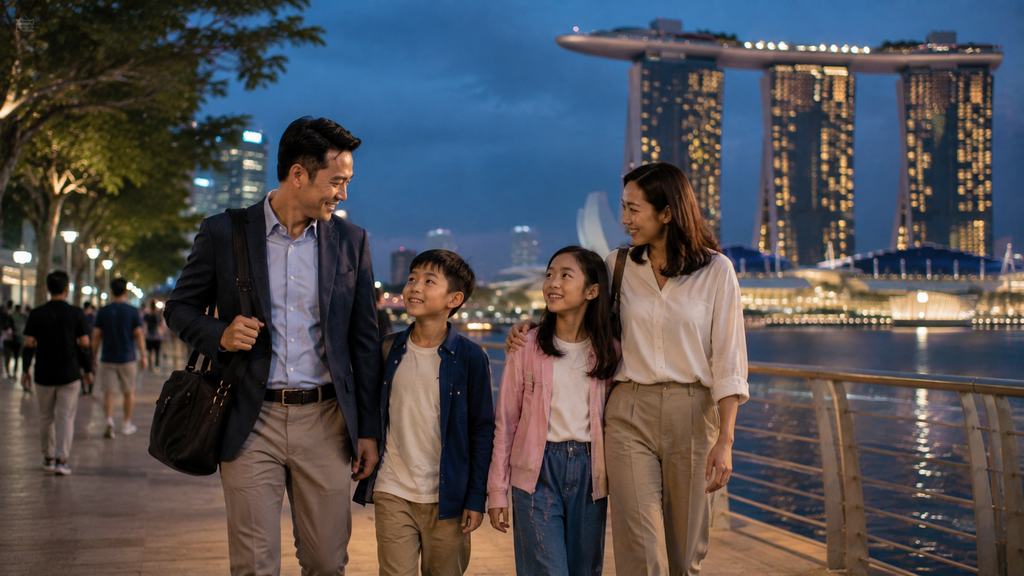 Family trip Singapore setelah menghadiri Medical Fair Asia 2026
