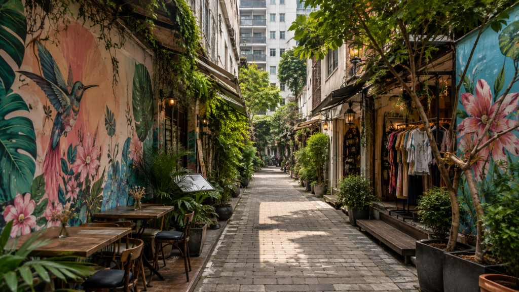 Hidden alley di Bukit Bintang Kuala Lumpur yang masih jarang diketahui wisatawan