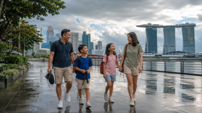 Keluarga Indonesia liburan di Singapore menjelang akhir tahun