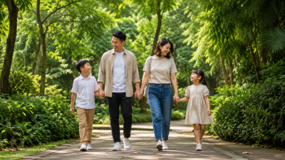 Fort Canning Park Singapore dengan keluarga Indonesia menikmati suasana taman hijau