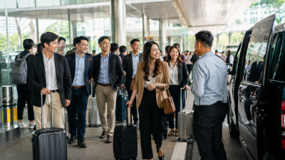Rombongan karyawan Indonesia memulai company trip di Singapore menggunakan layanan private charter.