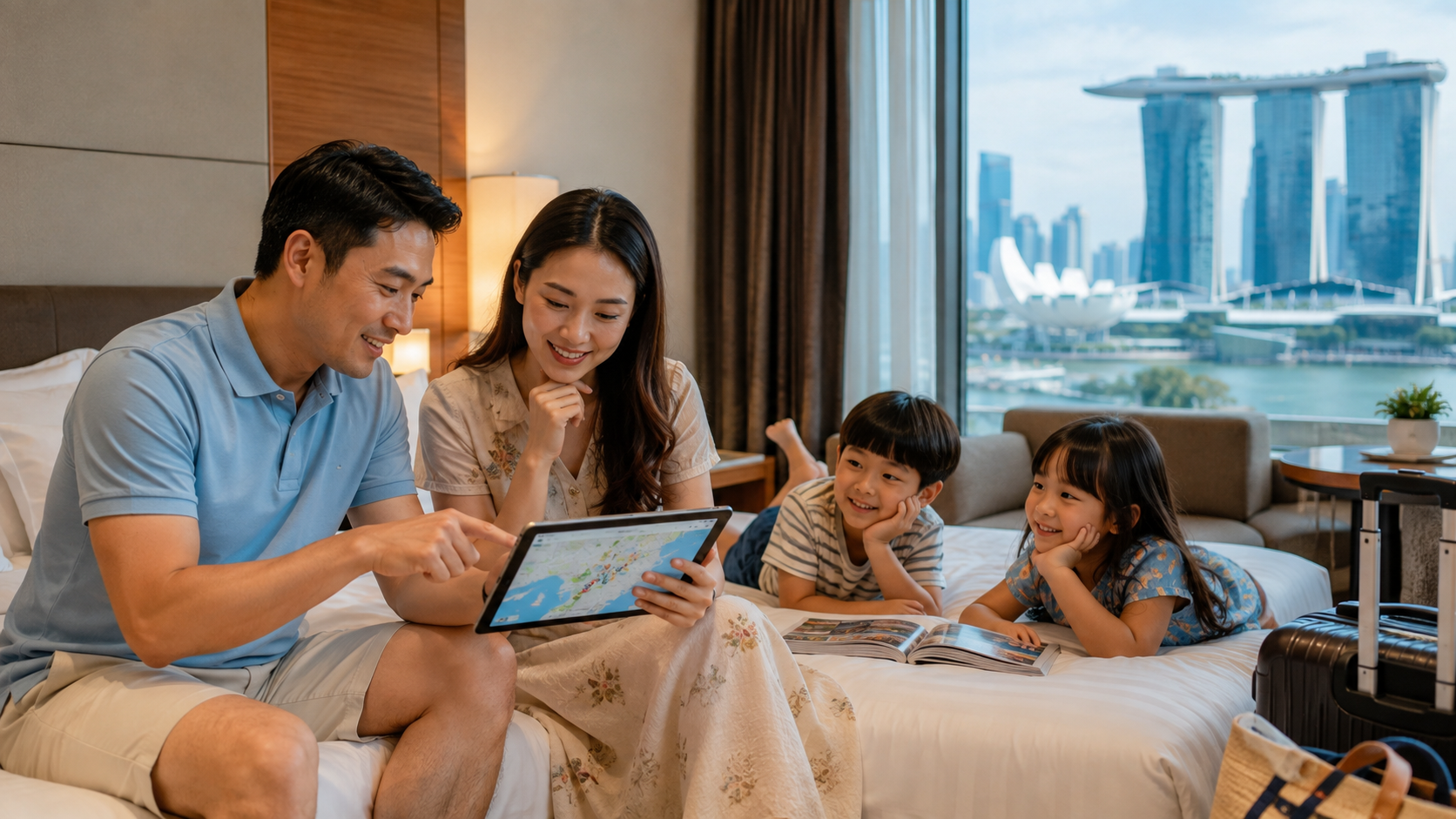Keluarga Indonesia memilih hotel di Singapore berdasarkan rencana aktivitas liburan