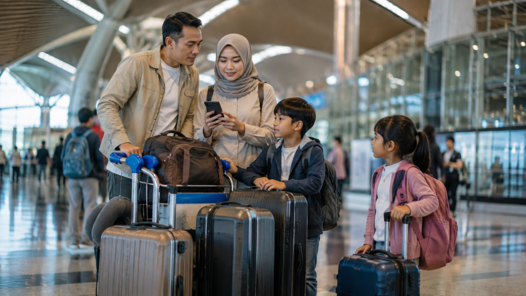 Pilihan transportasi dari KLIA ke hotel Kuala Lumpur untuk keluarga
