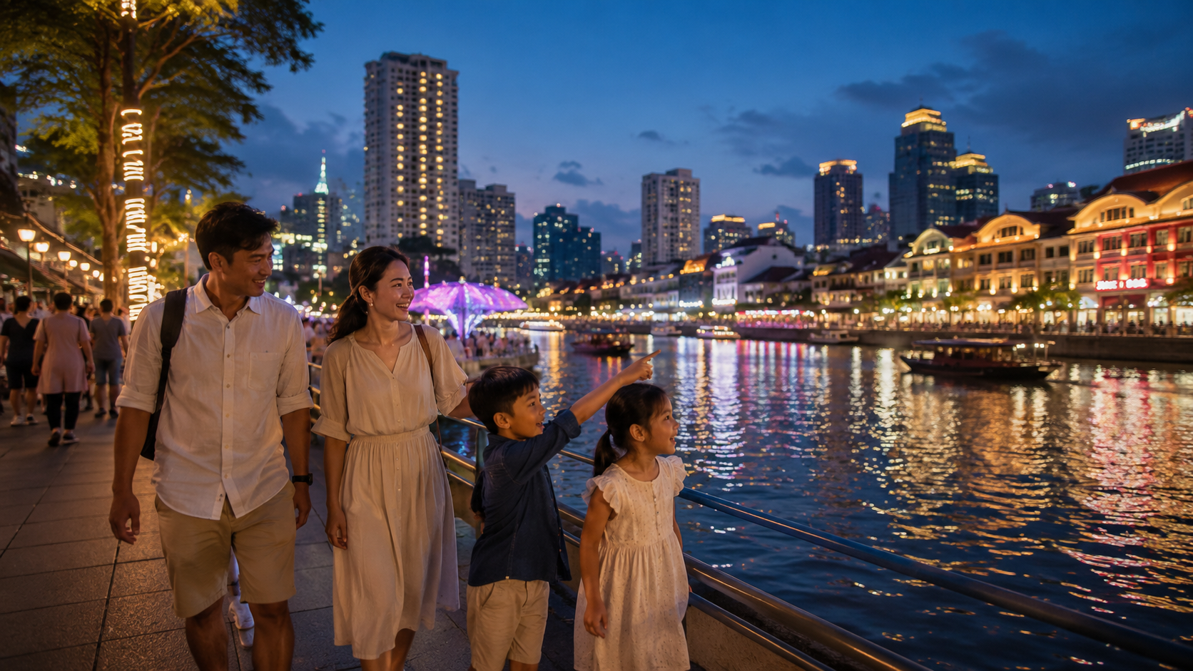 Singapore River Festival 2026 bersama keluarga di Singapore