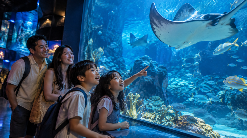 Singapore Oceanarium untuk anak dan keluarga Indonesia