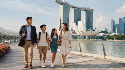 Keluarga Indonesia menghadiri Passenger Terminal Expo Asia 2026 di Singapore sambil liburan