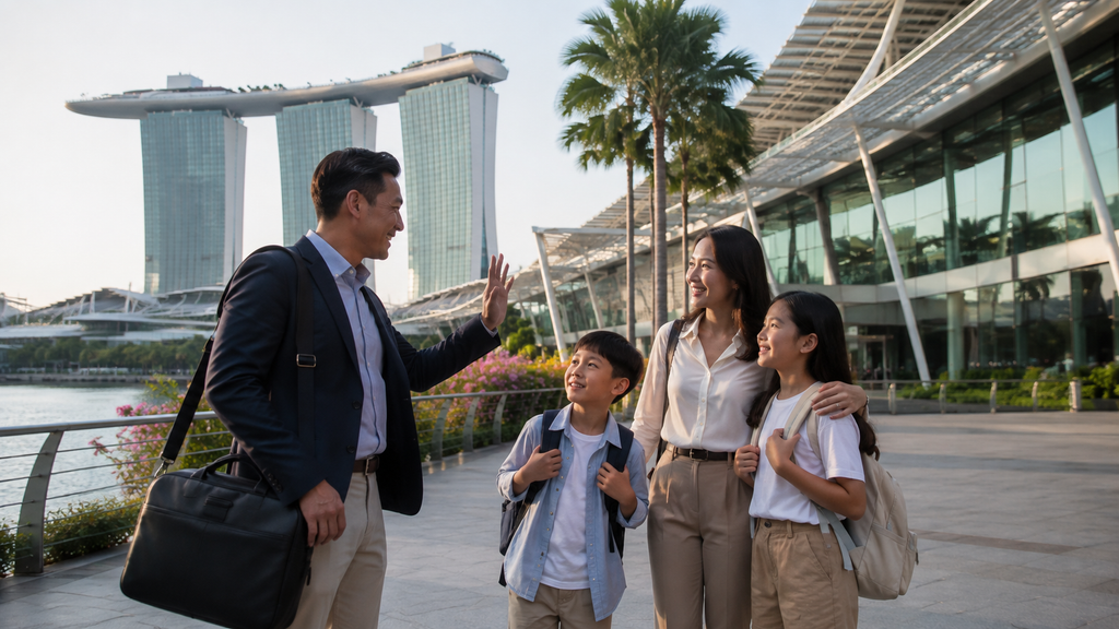 Business trip Singapore sambil membawa keluarga Indonesia