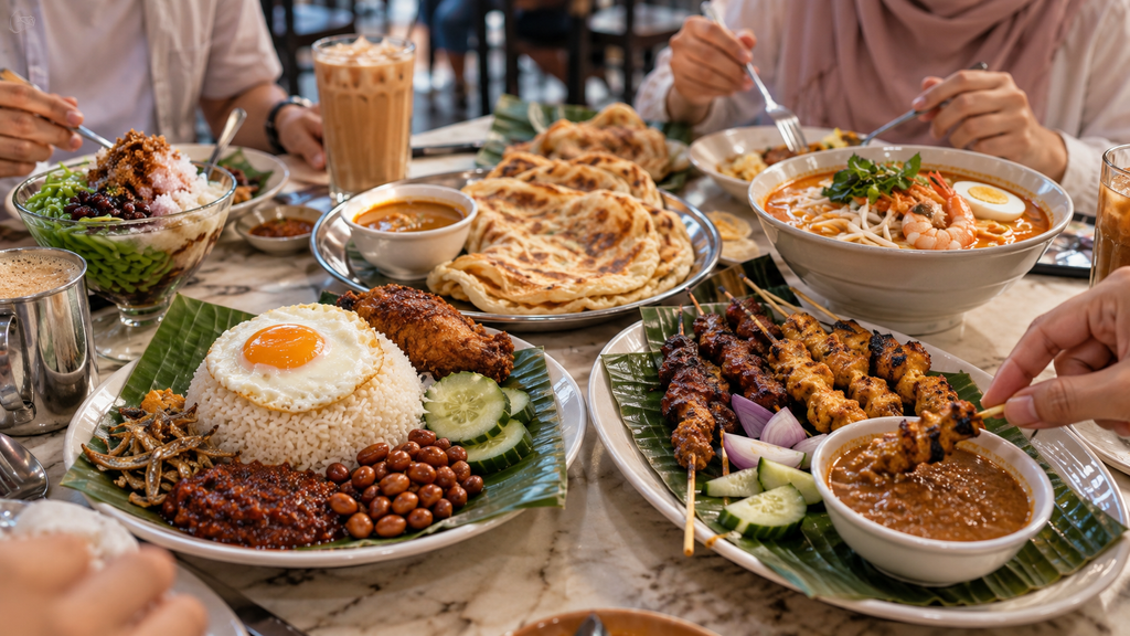 Nasi lemak, satay, roti canai dan kuliner Kuala Lumpur yang wajib dicoba